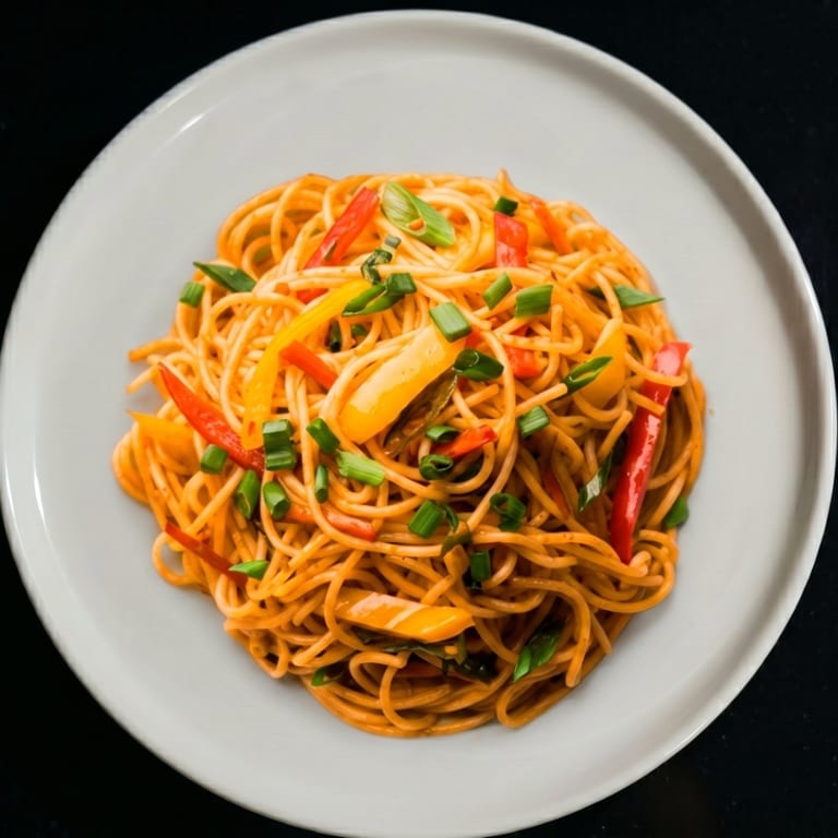 Delicious Veg Hakka Noodles