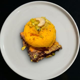 Brownie Mango Ice Cream